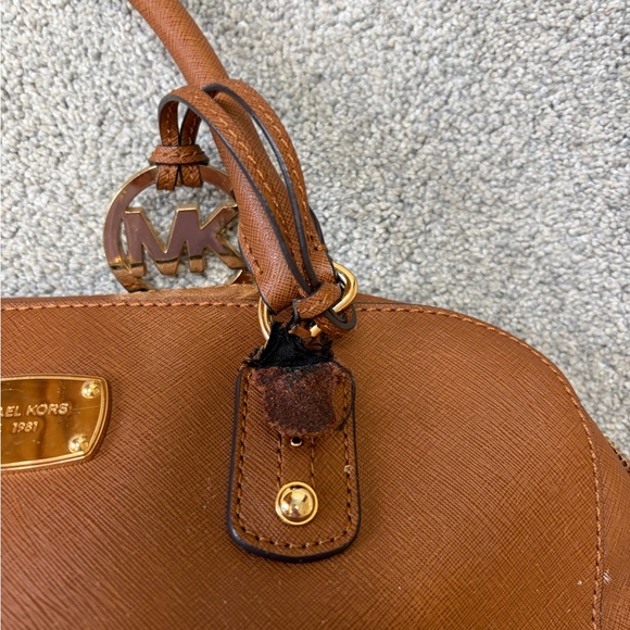 Michael Kors Brown Leather Satchel - Picture 2 of 7